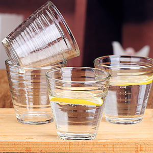 Ensemble Carafe et Verres en Verre, Distributeur d'Eau et de Jus, Chopes à Bière, Vaisselle en Verre Rayée, Prix de Gros, 5/3 pièces, Livraison 24h - Product Image 4