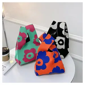 日式迷你可爱小手提手提袋女迷你针织袋支持定制Logo和尺寸 - Product Image 1