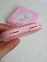 Miroir de maquillage LED pliable compact Winway avec housse en PU - Lumières HD rechargeables à intensité réglable, miroir de voyage portable