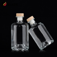 Verre Whisky Tequila Vodka Gin Vin 100ml 250ml 500ml 750ml Décanteur Forme Unique Vide Fantaisie Boisson Alcoolisée Bouteille de Liqueur