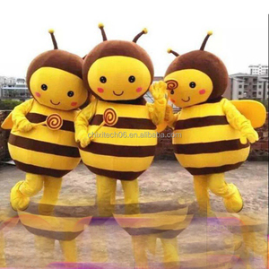 <span class=keywords><strong>Disfraz</strong></span> de Abeja de Dibujos Animados con Casco, Accesorios para Actuaciones, Traje de Muñeco para Personas - Product Image 2