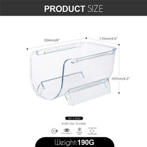 Soporte organizador de botellas de agua y vino sin BPA, estante de vino apilable para encimeras de cocina, mesa, despensa, <span class=keywords><strong>nevera</strong></span>, bares - Product Image 2