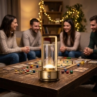 Stufenlos dimmbare LED-Tischlampe mit Fernbedienung, 3000K-6000K, USB-betrieben, tragbar für Schlafzimmer, Esszimmer, Bar, Outdoor und Camping