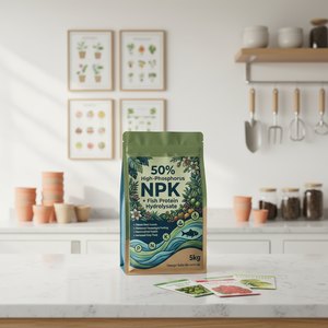 50%高リン酸NPK有機肥料（魚タンパク質加水分解物配合）速効性粉末アスコフィルム・ノドサム（海藻） - Product Image 2