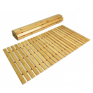 multifunctional bamboo bathmat heat-resistant bathroom anti slip