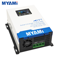 Contrôleur de charge solaire MPPT MYAMi 100A 60A 30A réglable 12V 24V 48V avec entrée PV max 150V et écran LCD pour système solaire domestique/camping-car/voiture