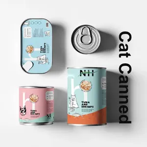Wholesale Hot Selling OEM ODM Pet Wet Food Multiple Flavors Cat Dog Snack Cans Dog Wet Pet Food Canned
