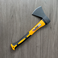 Hache Tomahawk en acier inoxydable avec manche en bois pour usage extérieur