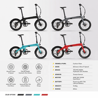 Vélo électrique pliable fiable en fibre de carbone, autonomie 31-60 km, avec système de propulsion électrique