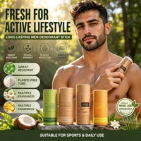 Baume déodorant solide probiotique personnalisé à marque privée, sans aluminium, doux pour les peaux sensibles, éliminateur d'odeurs sous les aisselles