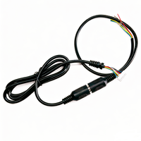 Câble audio vidéo AV personnalisé mâle 6 broches Mini Din
