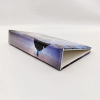 Álbum de Fotos de PU Hecho a Mano y Personalizado con Logotipo Impreso, Clip para Billetes de Cuero y Carpeta para Reuniones, Ideal para Regalos Empresariales