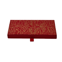 Boîtes cadeaux de cartes de visite de voeux personnalisées Boîte d'emballage de carte de crédit VIP Boîte à tiroir de paquets rouge