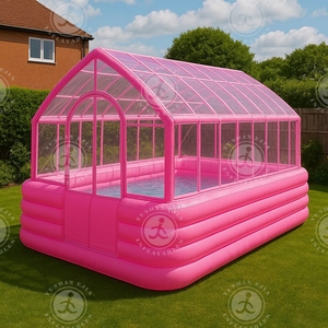 Tente d'air transparente de <span class=keywords><strong>piscine</strong></span> de serre gonflable pour le dôme de mariage de véranda d'enfants de natation et d'auvent d'extérieur - Product Image 3