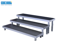 ESI Estrades de chœur portables en aluminium, conception pliable multi-niveaux pour chœur d'église
