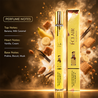 Vente en gros de parfums arabes de luxe pour femmes, mini flacon de 35 ml, vaporisateur original avec parfum de crème fouettée gourmande