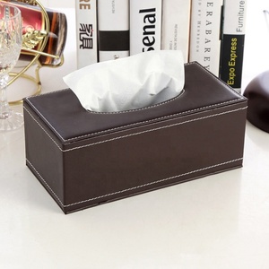 Nordic Boxes Baby Napkins Faux Leather Luxury Fashion High Grade Home Tissue Storage Box - Product Image 6
