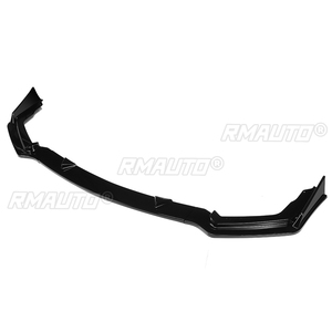 Car Front+Rear Bumper Lip Set <b>Diffuser</b> Spoiler Guard Apron W/ <b>LED</b> Brake Light for Infiniti Q50 Standard/Sports Version 2014-2017 - Product Image 6
