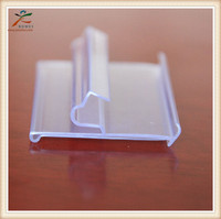 Porte-étiquettes en PVC extrudé pour bande de données, longueur 1000 mm, épaisseur 0,6 mm, Te39