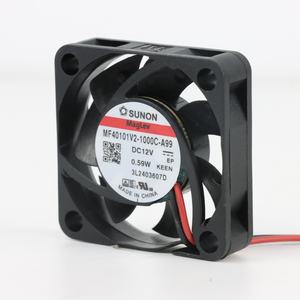 Ventilateur axial de refroidissement SUNON MF40101V2-1000C-A99 électrique 40x40x10mm 12VDC 40mA 0.59W 5800RPM 7.0CFM à roulement à billes pour armoire et onduleur - Product Image 5