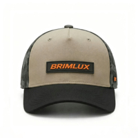 Casquette de golf 5 panneaux perforée sur mesure découpée au laser, imperméable, camouflage, haute performance, pour sport en extérieur, avec logo en patch de caoutchouc, pour la course