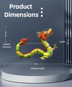 Globo Inflable Publicitario Personalizado de Fábrica China para Promoción, Globo Inflable Gigante con Temática del Festival del Bote del Dragón - Product Image 4