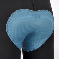 DAREVIE Cuissard de Vélo Femme Personnalisé Réfléchissant Logo Arc-en-Ciel Coloré Confortable pour Cyclisme