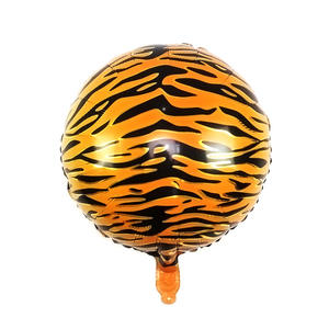 Ballon en aluminium motif animal 18 pouces pour décoration <span class=keywords><strong>de</strong></span> fête, <span class=keywords><strong>empreinte</strong></span> <span class=keywords><strong>de</strong></span> patte <span class=keywords><strong>de</strong></span> vache, tigre, zèbre, léopard, girafe, accessoire photo pour fête - Product Image 6