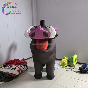 Costume de dessin animé gonflable de conception de <span class=keywords><strong>sanglier</strong></span> personnalisé pour les représentations scéniques annonçant des objets gonflables - Product Image 2