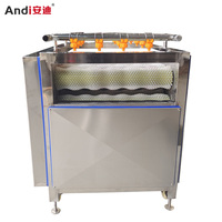Industriële elektrische wolrolwasser, multifunctionele gember-, cassave-, taro- en aardappelschilmachine