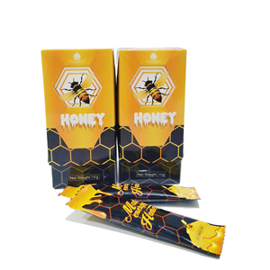 Bâtonnets de miel pur naturel OEM ODM 15g, miel cru portable, boîte personnalisée, marque privée - Product Image 2