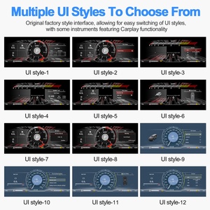 Digital Cluster <b>for</b> Cadillac Escalade 2006-2013 Kilometer <b>Speedometer</b> LCD Dashboard Virtual Cockpit Upgrade - Product Image 5