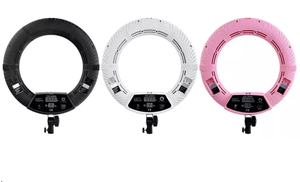 96W Yidoblo FD-480II bianco/rosa/nero anello fotografico luce LED Video lampada fotografica Studio illuminazione 2700-7500K 480 luci LED - Product Image 2