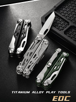 Mini ensemble multifonctionnel pour l'extérieur EDC Ciseaux industriels détachables pour le bricolage Couteau pliant d'urgence Multi-Use Multi-Tools for