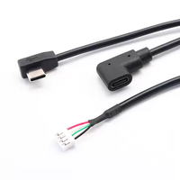 Großhandel 90-Grad-Winkel Typ-C Stecker auf Buchse Verlängerungskabel für Computer & Drucker 3A Schnellladung Abgeschirmtes Design
