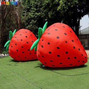 <span class=keywords><strong>Fraise</strong></span> Gonflable Géante de 3M pour Événements Extérieurs avec Lumières LED – Publicité et Vente - Product Image 1