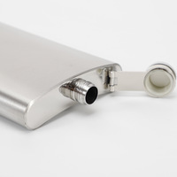 Vente chaude 1-10oz Bouteille D'alcool Pot De Vin Portable Poche Whisky Alcool Liqueur En Acier Inoxydable Mini Hip Flask