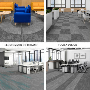 Modern Luxury Nylon Commercial Office Flooring Decorative Carpet Tiles Square Stain Resistant Fireproof Pet Friendly Extra Thick - Product Image 3