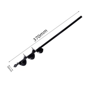 Herramientas de Jardinería de Acero al Carbono para Plantar Flores y Vegetales, Perforadora de Hoyos, Ahoyador de Postes, Negro - Product Image 5
