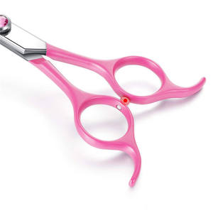 Tijeras Profesionales de 6.5 Pulgadas para Peluquería Canina, Hoja Curva de Acero 440C, Herramientas de Belleza para Cortar el Pelo de Perros - Product Image 2