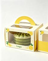 Boîte d'emballage carrée personnalisée, écologique, de haute qualité, biodégradable et robuste pour pâtisseries, gâteaux, snacks, anniversaires, baby showers et mariages
