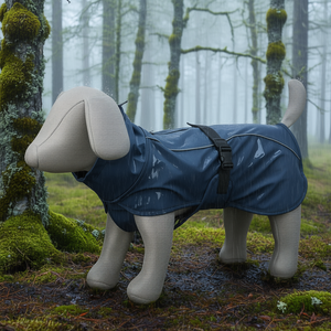 Impermeable para Perros Be Nordic Husum, Talla M 45 cm, Color Azul, Ropa Impermeable para Mascotas - Product Image 3