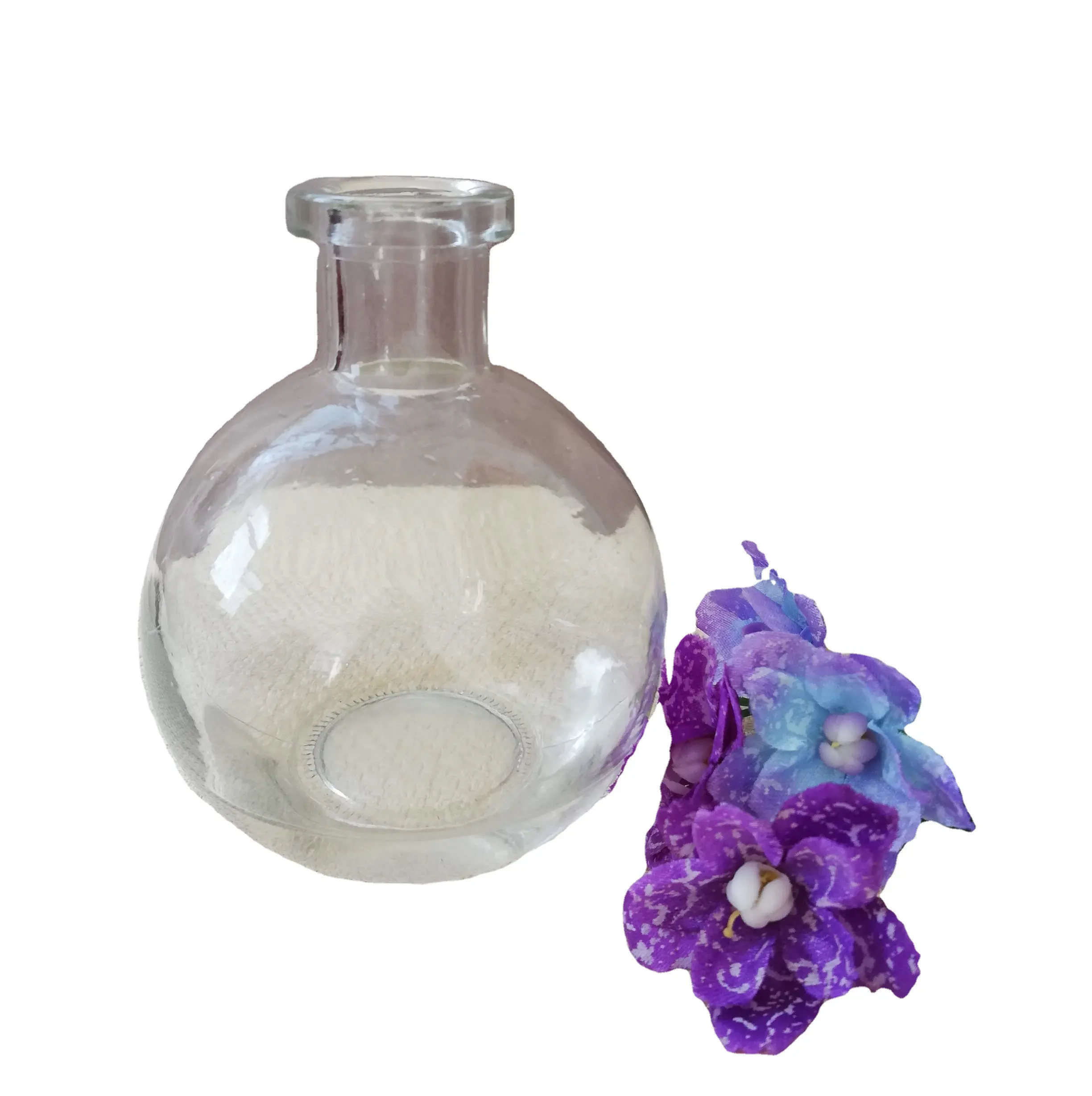 Wholesale Clear Nordic Style Wedding Glass Oval Vases For Office Home Decor Dried Flowers Vase Mini vases