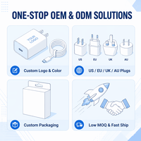 Pengisi Daya Dinding AS PD 65W 2 Tipe C+1 USB-A Adaptor Daya 1.8M 5A Kabel C ke C Sistem Pelindung Sirkuit Pendek Internal Pengisi Daya Ponsel