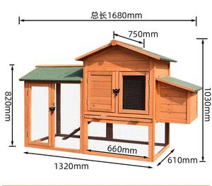 Gabbia per gallina di piccole dimensioni in legno di piccole dimensioni - Product Image 5