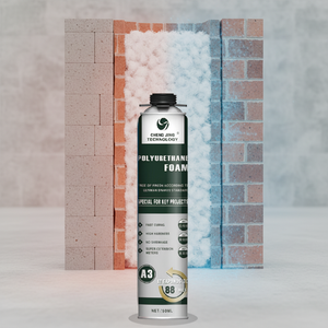 Adhésif <span class=keywords><strong>mousse</strong></span> <span class=keywords><strong>PU</strong></span> haute résistance pour la construction, le revêtement de <span class=keywords><strong>sol</strong></span> et le collage de cadres - Product Image 5
