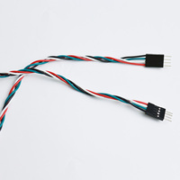 Connecteur de câble Jumper Dupont Boîtier 2.54mm Câble d'extension 04P Awm 1007 Faisceau de câbles 24awg
