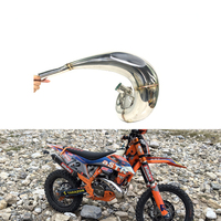 Pot d'Échappement Slip-on et Collecteur d'Échappement 2 Temps pour Moto Tout-Terrain KTM 250 SX/XC/XC-W/300 EXC/XC - Système d'Échappement Motocross