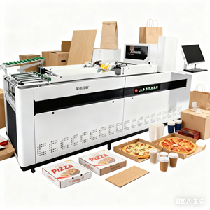 Duy nhất một vượt qua tốc độ cao các tông sóng giấy <span class=keywords><strong>carton</strong></span> hộp Cốc máy in - Product Image 1