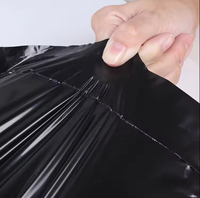 Logo personnalisé imprimé express recyclé noir sacs de courrier vêtements expédition paquet enveloppe poly mailer mailer sac
